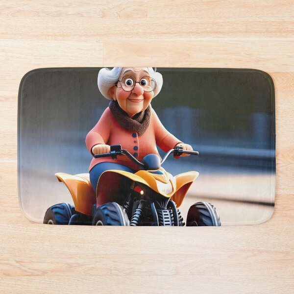Item preview, Old Fart Driving a quad bike designed and sold by Colin Bentham.