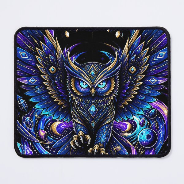 Item preview, Cosmic Guardian Owl Celestial Vortex designed and sold by Fun2Fentastic.