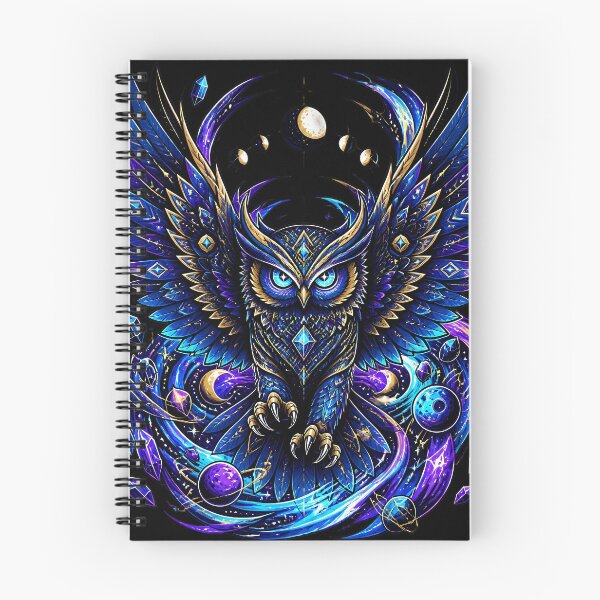 Item preview, Cosmic Guardian Owl Celestial Vortex designed and sold by Fun2Fentastic.