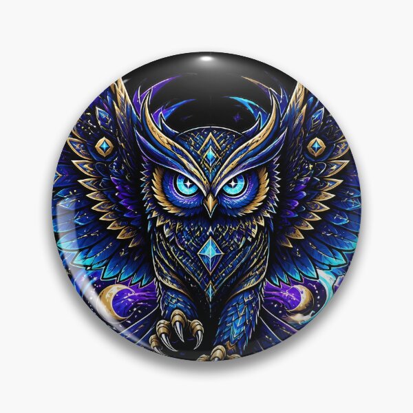 Item preview, Cosmic Guardian Owl Celestial Vortex designed and sold by Fun2Fentastic.
