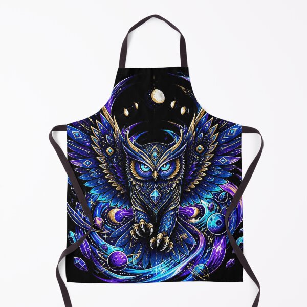 Item preview, Cosmic Guardian Owl Celestial Vortex designed and sold by Fun2Fentastic.