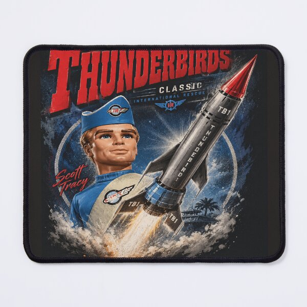 Item preview, Thunderbird 1 Blast Off Classic Thunderbirds Fan Art ThunderbirdsClassic designed and sold by ARbyCharlie.