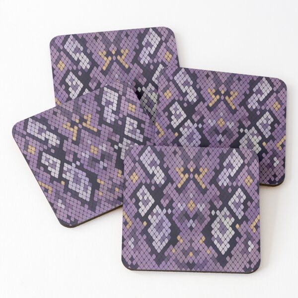 Item preview, Purple Snake Skin Pattern - Luxe Stylish Realistic Reptile Texture designed and sold by thecolorbirdie.