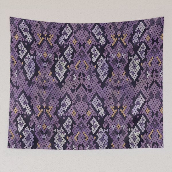 Item preview, Purple Snake Skin Pattern - Luxe Stylish Realistic Reptile Texture designed and sold by thecolorbirdie.