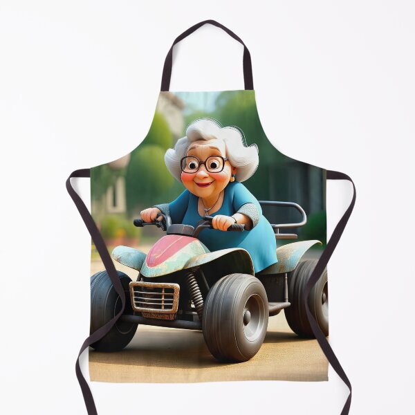 Item preview, Old Fart Driving a quad bike designed and sold by Colin Bentham.