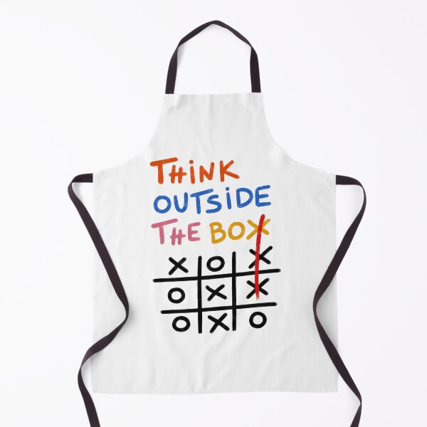 Item preview, Think Outside The Box Funny Tic Tac Toe Motivational Art designed and sold by wecrea.