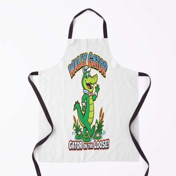Aperçu de l'œuvre Wally Gator – Gator on the Loose Vintage Cartoon Design créée et vendue par ActionForge.