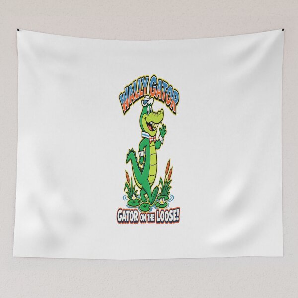 Item preview, Wally Gator – Gator on the Loose Vintage Cartoon Design designed and sold by ActionForge.