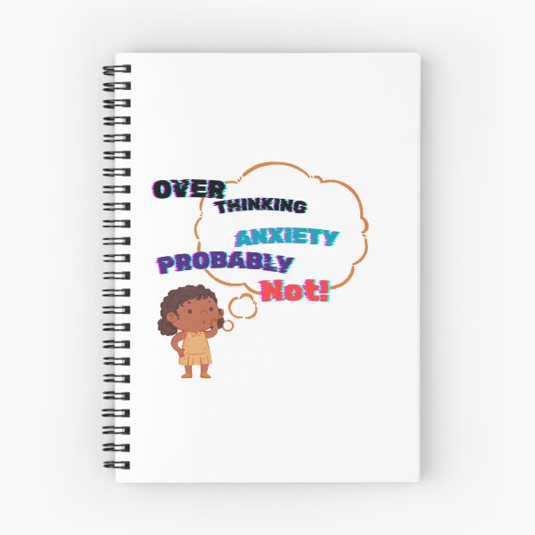 Item preview, Probably Overthinking – Cute Funny Anxiety Design designed and sold by Matheist.