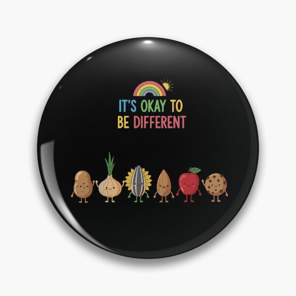 Item preview, It's Okay To Be Different Diversity Inclusion Autism Acceptance Neurodiversity designed and sold by PopStars1993.
