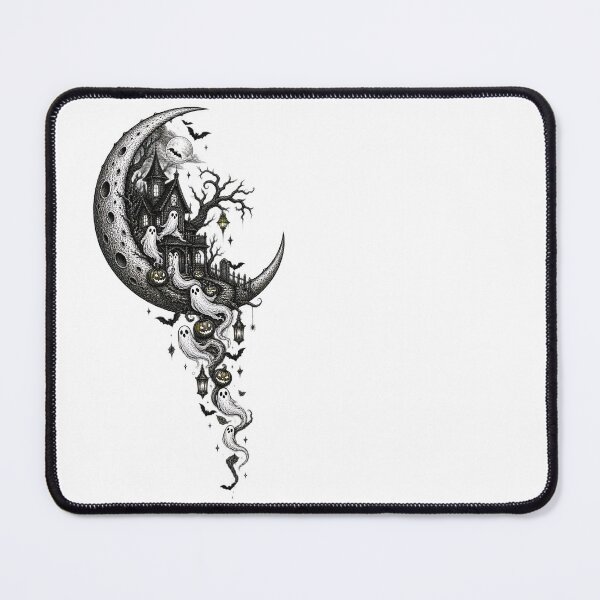 Item preview, ✨ MOONSTRUCK & MACABRE ✨  • Whimsy After Dark - THE HAUNTED MOON designed and sold by WheelieGdArt.