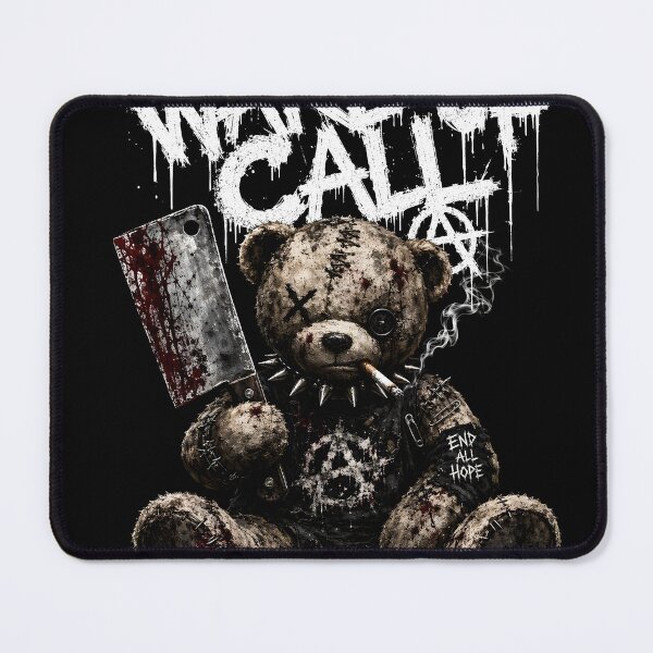 Item preview, Wake Up Call Darkwear Teddy Bear Punk Gothic designed and sold by swagprintss.
