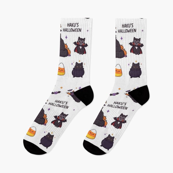 Aperçu de l'œuvre Pack d'autocollants Chat Noir Kawaii pour Halloween de Haku créée et vendue par PetalsPaws.