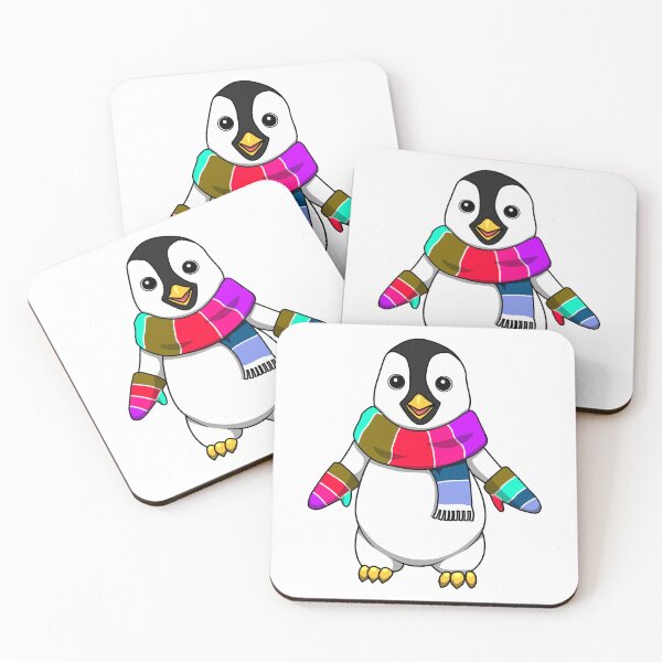 Item preview, Cute Penguin with Scarf designed and sold by Jaudaux Designs.