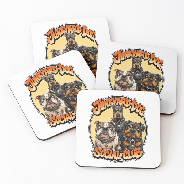 Item preview, Junkyard Dog Social Club™ Tough Vintage Bulldog Trio designed and sold by Wilcox PhotoArt.