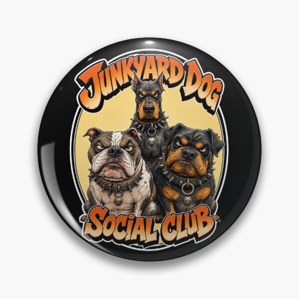 Item preview, Junkyard Dog Social Club™ Tough Vintage Bulldog Trio designed and sold by Wilcox PhotoArt.