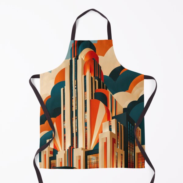 Item preview, Wall Art - Postcard - Art Deco Skyscraper Illustration - #4 designed and sold by ForeverPrintsOK.