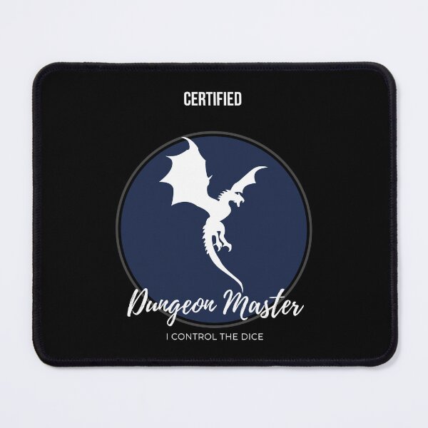 Item preview, Certified Dungeon Master, I Control the Dice, Devoted Dungeon Master Hobby Lover Gift designed and sold by Zyvora-merch.