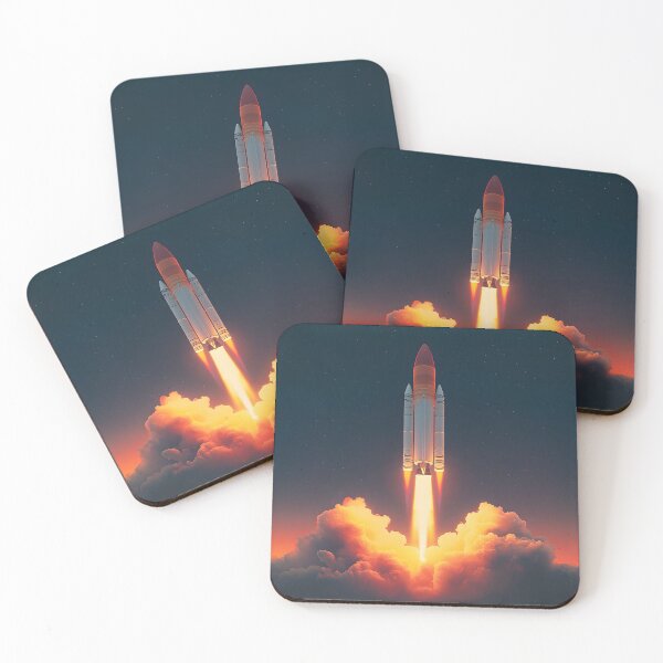 Item preview, 3d Render Of Vintage Space Rocket Digital designed and sold by Checho30.