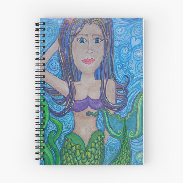 Item preview, Ocean Siren Magic - Original Mermaid Watercolor Painting designed and sold by PEACELOVERSART.
