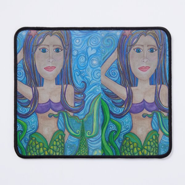 Item preview, Ocean Siren Magic - Original Mermaid Watercolor Painting designed and sold by PEACELOVERSART.