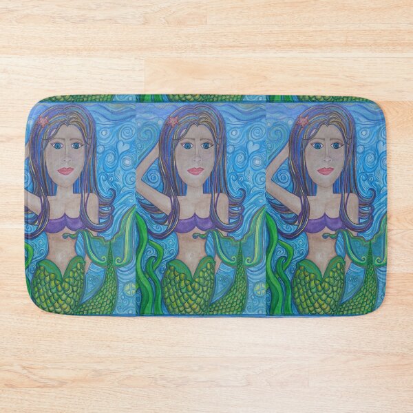 Item preview, Ocean Siren Magic - Original Mermaid Watercolor Painting designed and sold by PEACELOVERSART.