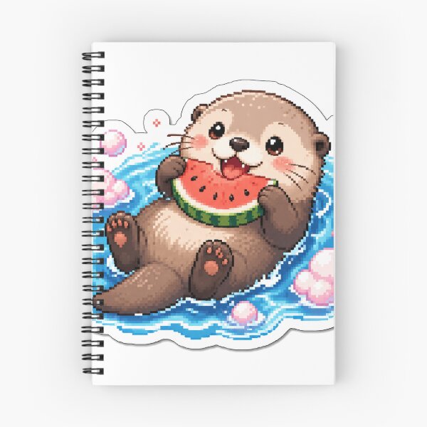 Item preview, Summer Refreshing Sea Otter Watermelon designed and sold by CozyPixel-J.