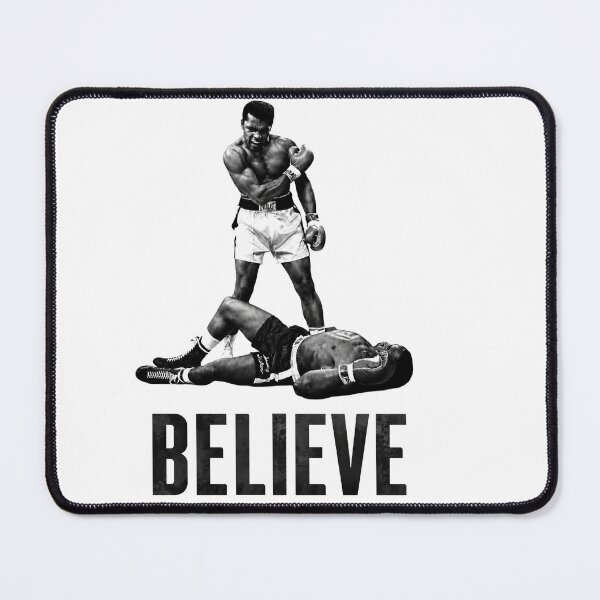 Item preview, Muhammad Ali Inspirational Boxing art - BELIEVE designed and sold by ARbyCharlie.