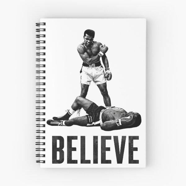 Item preview, Muhammad Ali Inspirational Boxing art - BELIEVE designed and sold by ARbyCharlie.