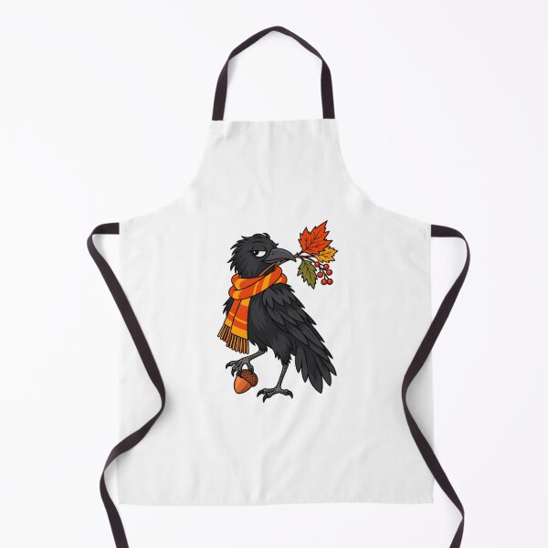 Item preview, Autumn Raven with Acorn – Cozy Fall Crow designed and sold by Sed94.