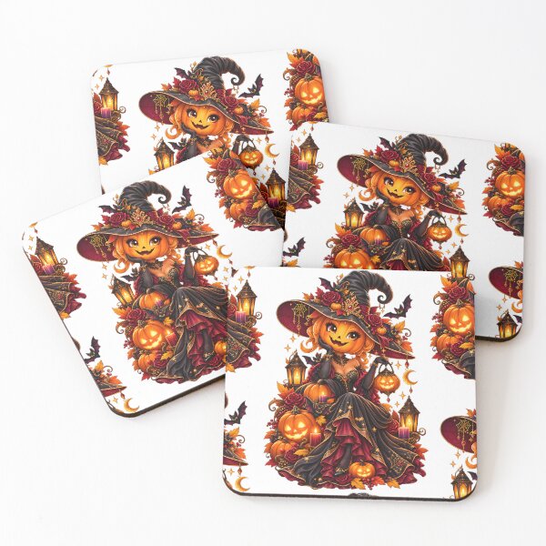 Item preview, Glamorous Pumpkin Witch – Gothic Halloween Fantasy designed and sold by Clothes With Smiling Animals Walt Gral.