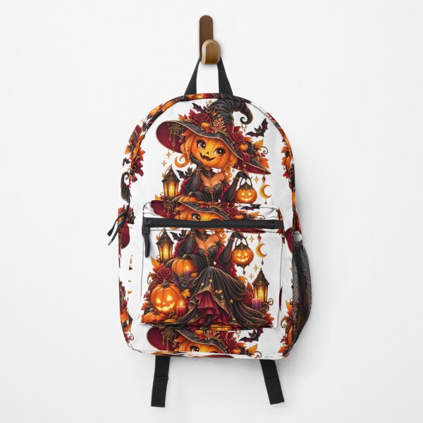 Item preview, Glamorous Pumpkin Witch – Gothic Halloween Fantasy designed and sold by Clothes With Smiling Animals Walt Gral.