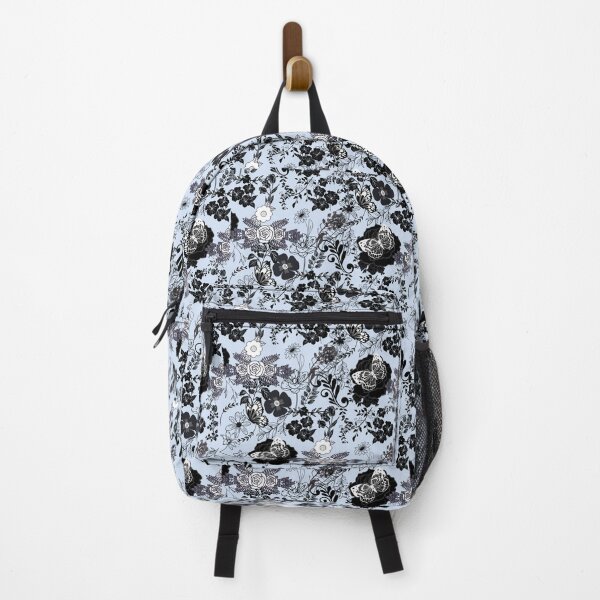 Item preview, Monochrome Botanical Floral Pattern designed and sold by demigots.