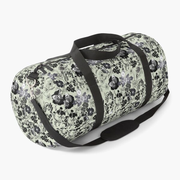 Item preview, Monochrome Botanical Floral Pattern designed and sold by demigots.
