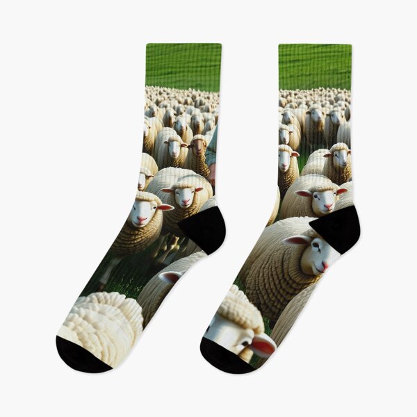 Item preview, Old Fart herding sheep designed and sold by Colin Bentham.