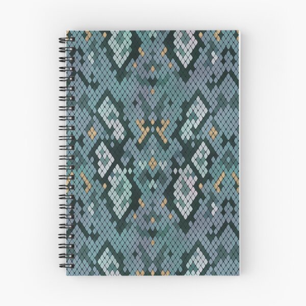 Item preview, Teal Snake Skin Pattern - Luxe Stylish Realistic Reptile Texture designed and sold by thecolorbirdie.