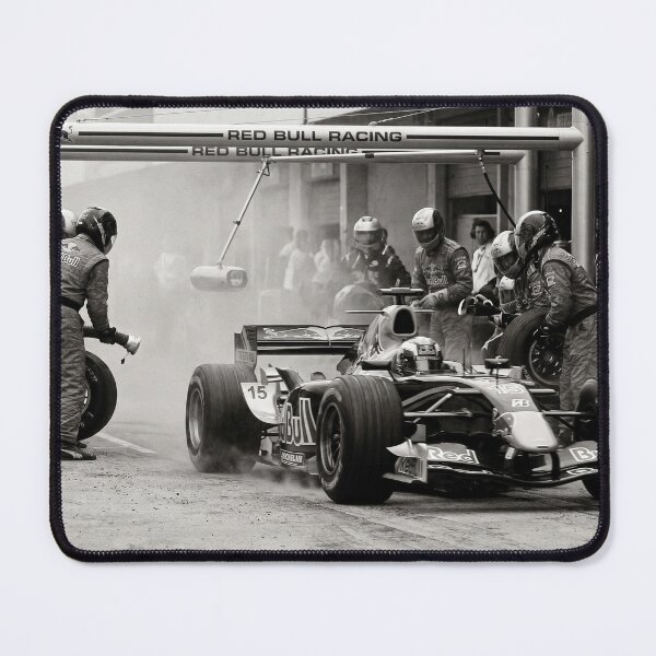 Item preview, Pit Stop – Black & White Racing Team Art designed and sold by ARbyCharlie.