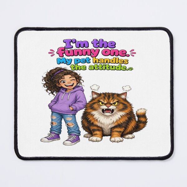 Item preview, I'm The Funny One My Pet Handles The Attitude - Cat Owner Graphic designed and sold by Sushikidsntoddlers.