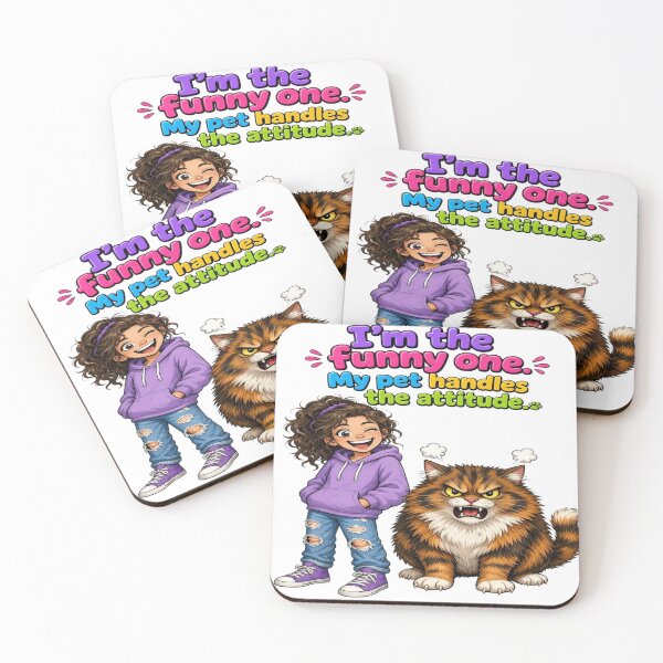 Item preview, I'm The Funny One My Pet Handles The Attitude - Cat Owner Graphic designed and sold by Sushikidsntoddlers.