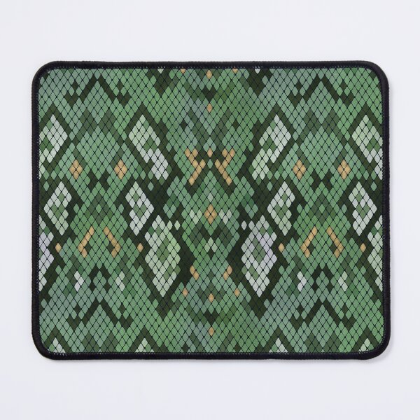 Item preview, Emerald Green Snake Skin Pattern - Luxe Stylish Realistic Reptile Texture designed and sold by thecolorbirdie.