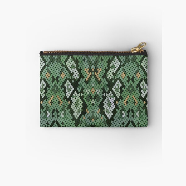 Item preview, Emerald Green Snake Skin Pattern - Luxe Stylish Realistic Reptile Texture designed and sold by thecolorbirdie.