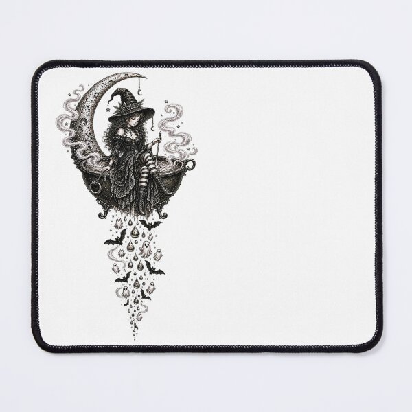Item preview, ✨ MOONSTRUCK & MACABRE ✨  • Whimsy After Dark - THE CAULDRON CRESCENT 1 designed and sold by WheelieGdArt.