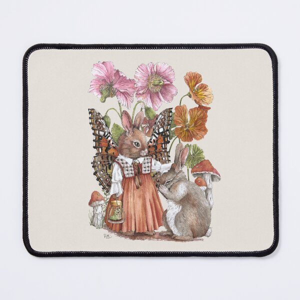 Item preview, Whimsical Bunnerfly Watercolor Animal Painting designed and sold by ReaDillo.