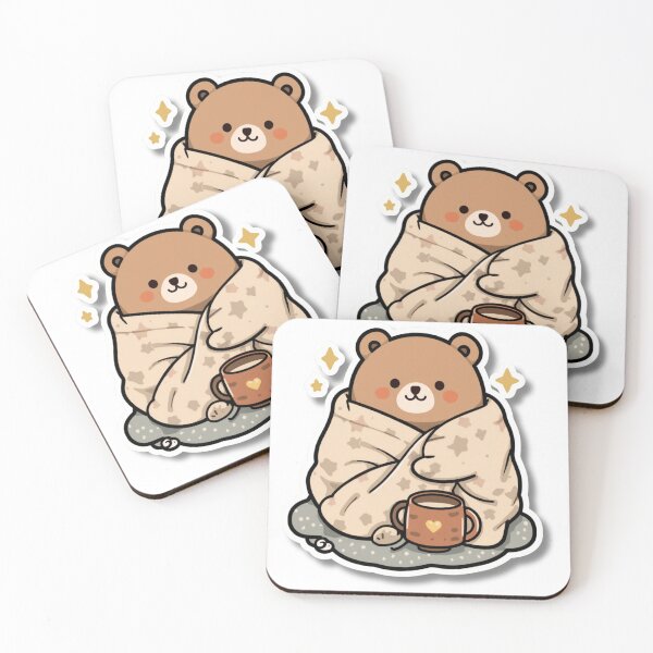 Item preview, Cute Sleepy Bear cozy mode designed and sold by Busybeesfinds.