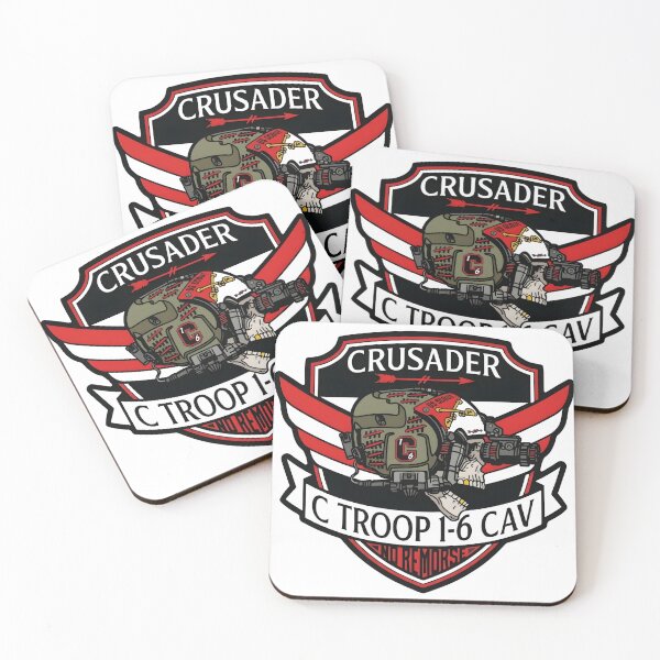 Item preview, C Troop 1-6 CAV "Crusader" Squadron Military Emblem designed and sold by CharlieDesings.