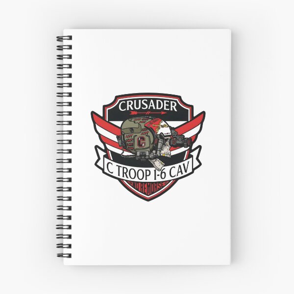 Item preview, C Troop 1-6 CAV "Crusader" Squadron Military Emblem designed and sold by CharlieDesings.