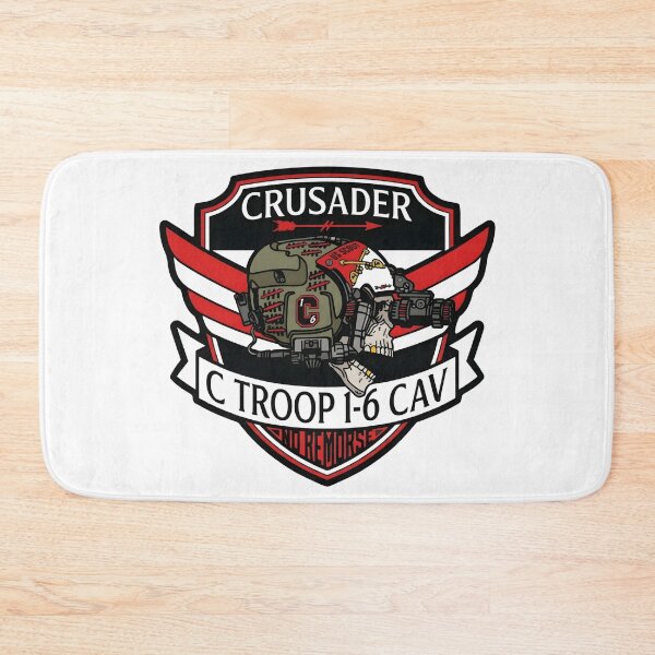 Item preview, C Troop 1-6 CAV "Crusader" Squadron Military Emblem designed and sold by CharlieDesings.