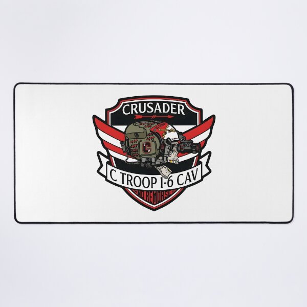 Item preview, C Troop 1-6 CAV "Crusader" Squadron Military Emblem designed and sold by CharlieDesings.