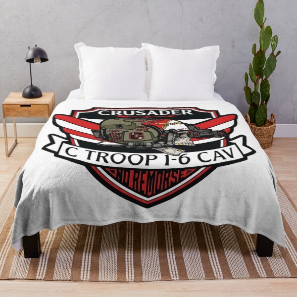 Item preview, C Troop 1-6 CAV "Crusader" Squadron Military Emblem designed and sold by CharlieDesings.