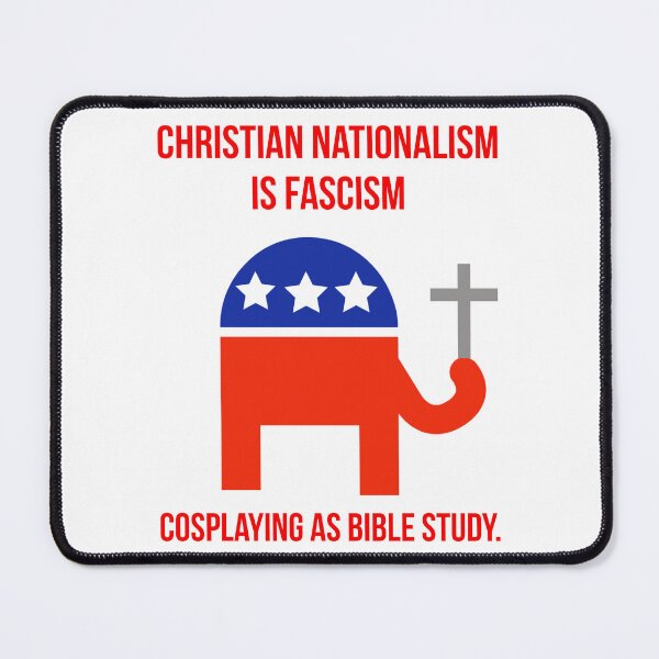 Item preview, Fascism cosplaying as bible study  designed and sold by Rachel the Artist .